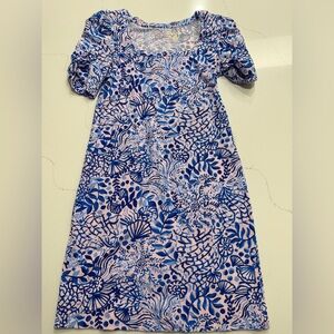 Lilly Pulitzer pink and blue dress